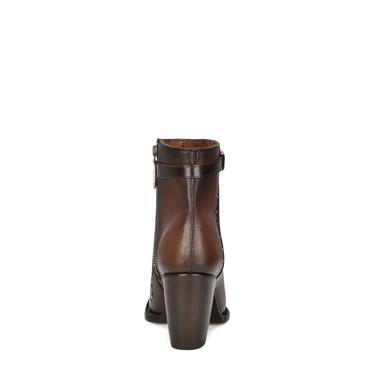 Cuadra Honey Embroidery Studs Harness Round Toe 3F92RS