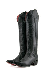 Rock'em Valentina Tall Red Bottom Snip Toe Cowgirl Boots