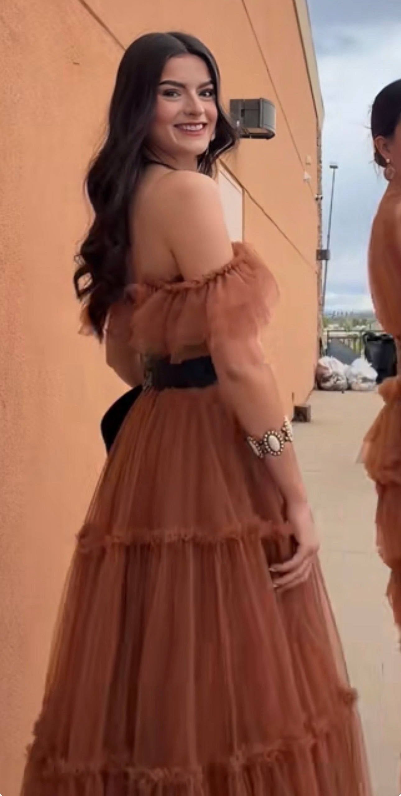Marbella Off Shoulder Midi Dress
