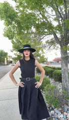 Georgina Midi Dress Black
