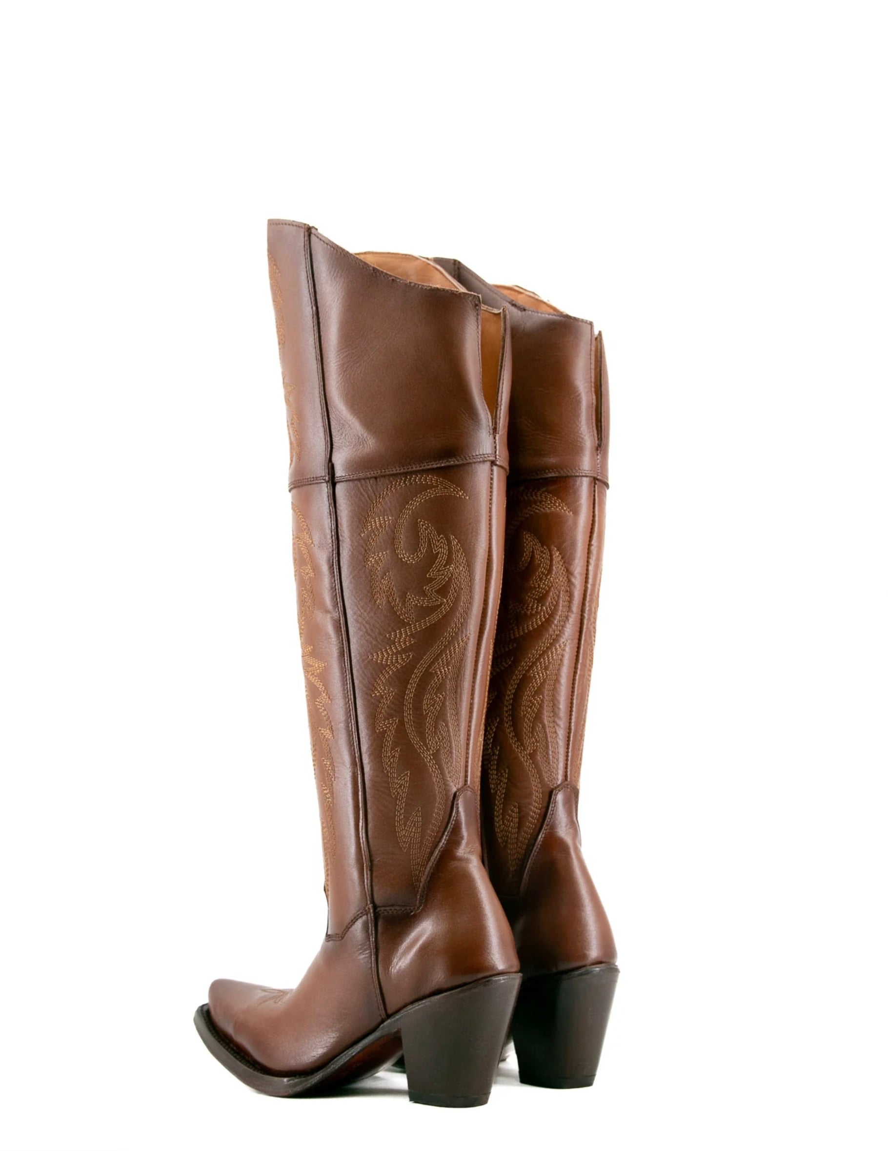 Women's Rock'Em Blanca J Knee High Snip Toe Boots Napa Miel