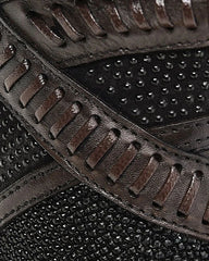 Cuadra Black Stingray Laser Tall Boots CU725