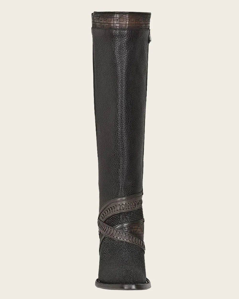 Cuadra Black Stingray Laser Tall Boots CU725