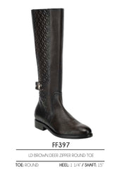 Women's Franco Cuadra Deer Riding Boots FF397