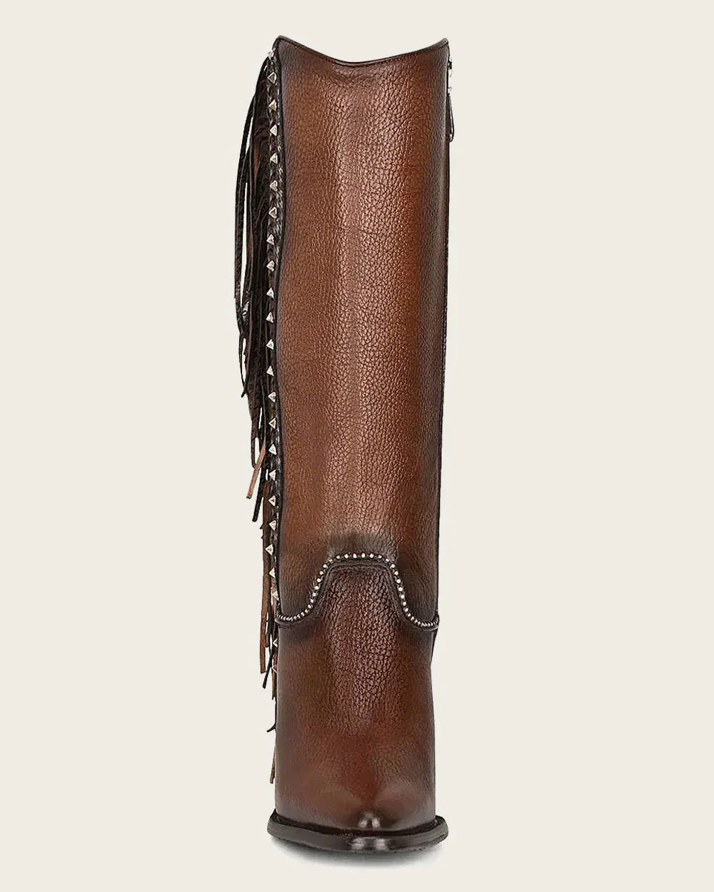 Cuadra Brown Fringe Tall Western Boot CU695