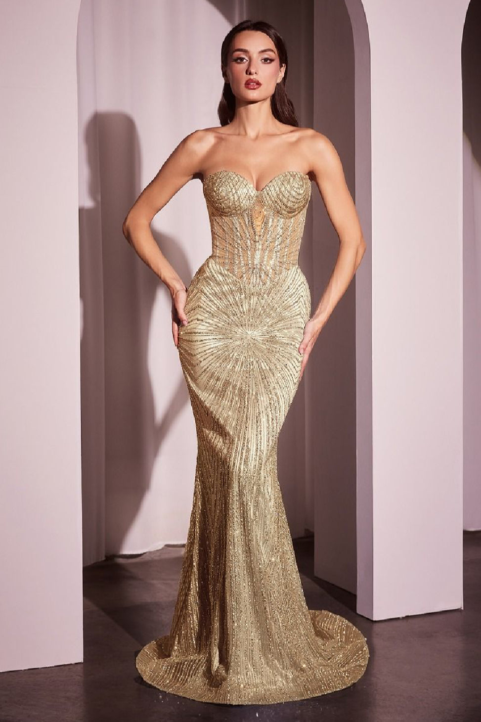 LaDivine by Cinderella Divine Evening Gown J871