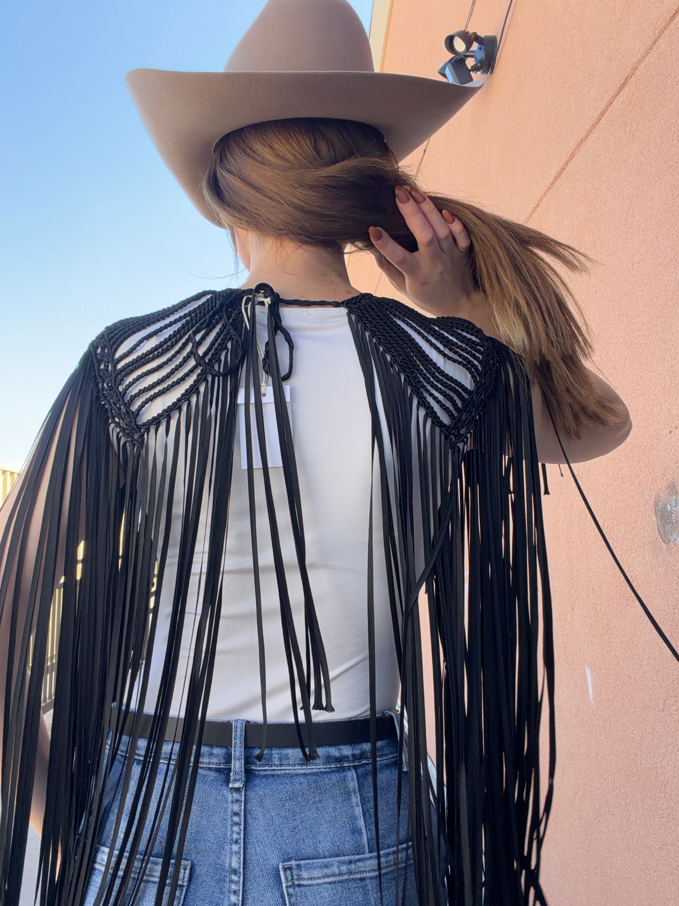 FATIMA MACRAME CAPE