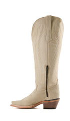 Rock'Em Gia Suede Tall WIDE CALF Snip Toe Cowgirl Boots