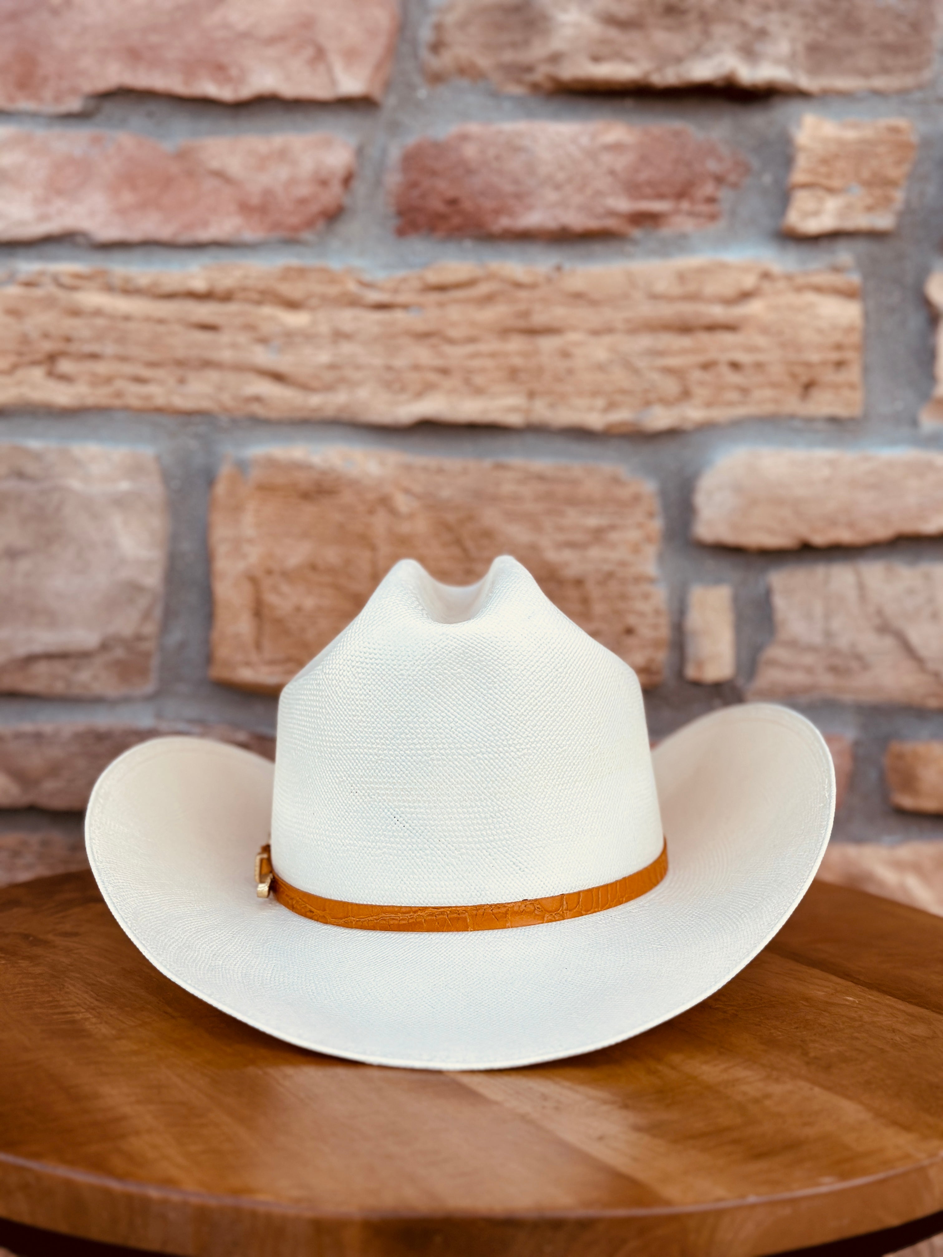 15X Larry Mahan El Primero Straw Hat 3 1/2" BRIM