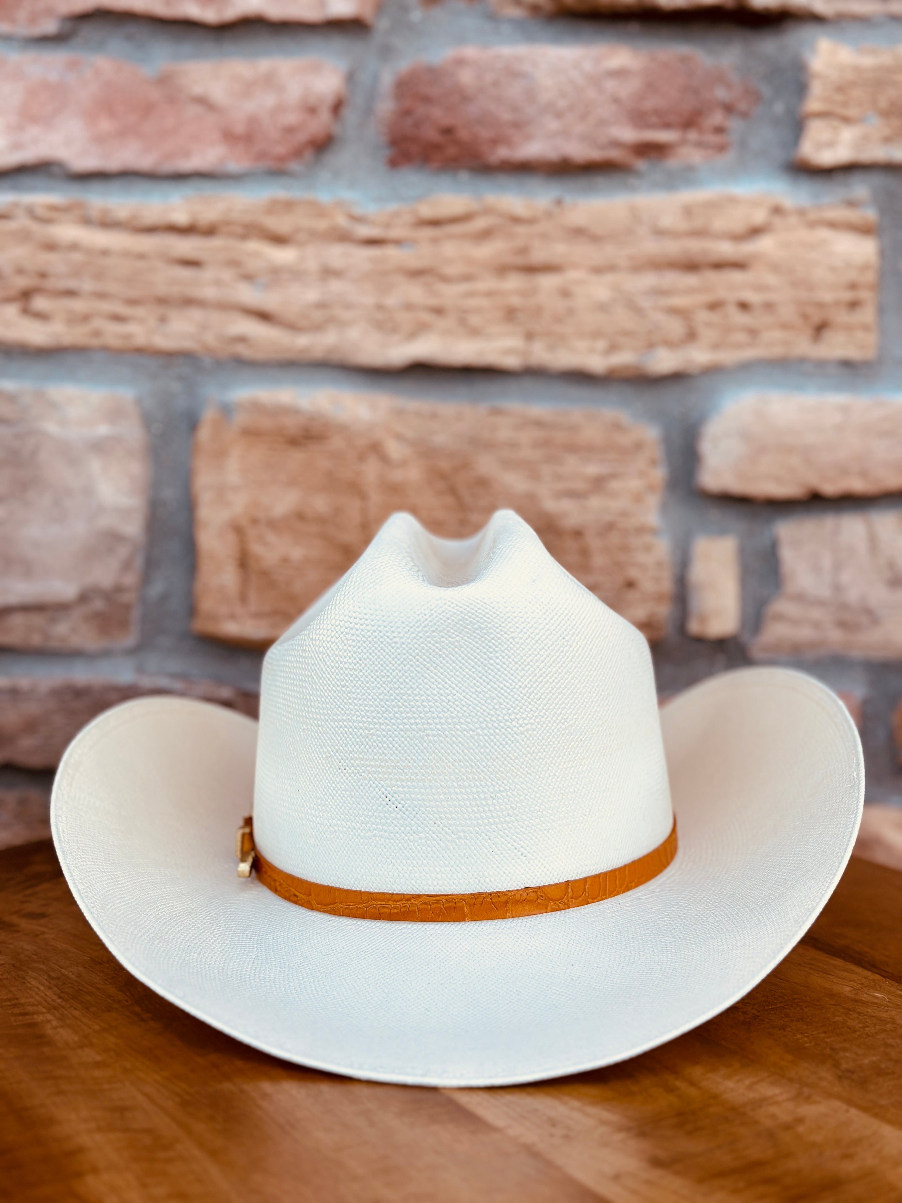 15X Larry Mahan El Primero Straw Hat 3 1/2" BRIM