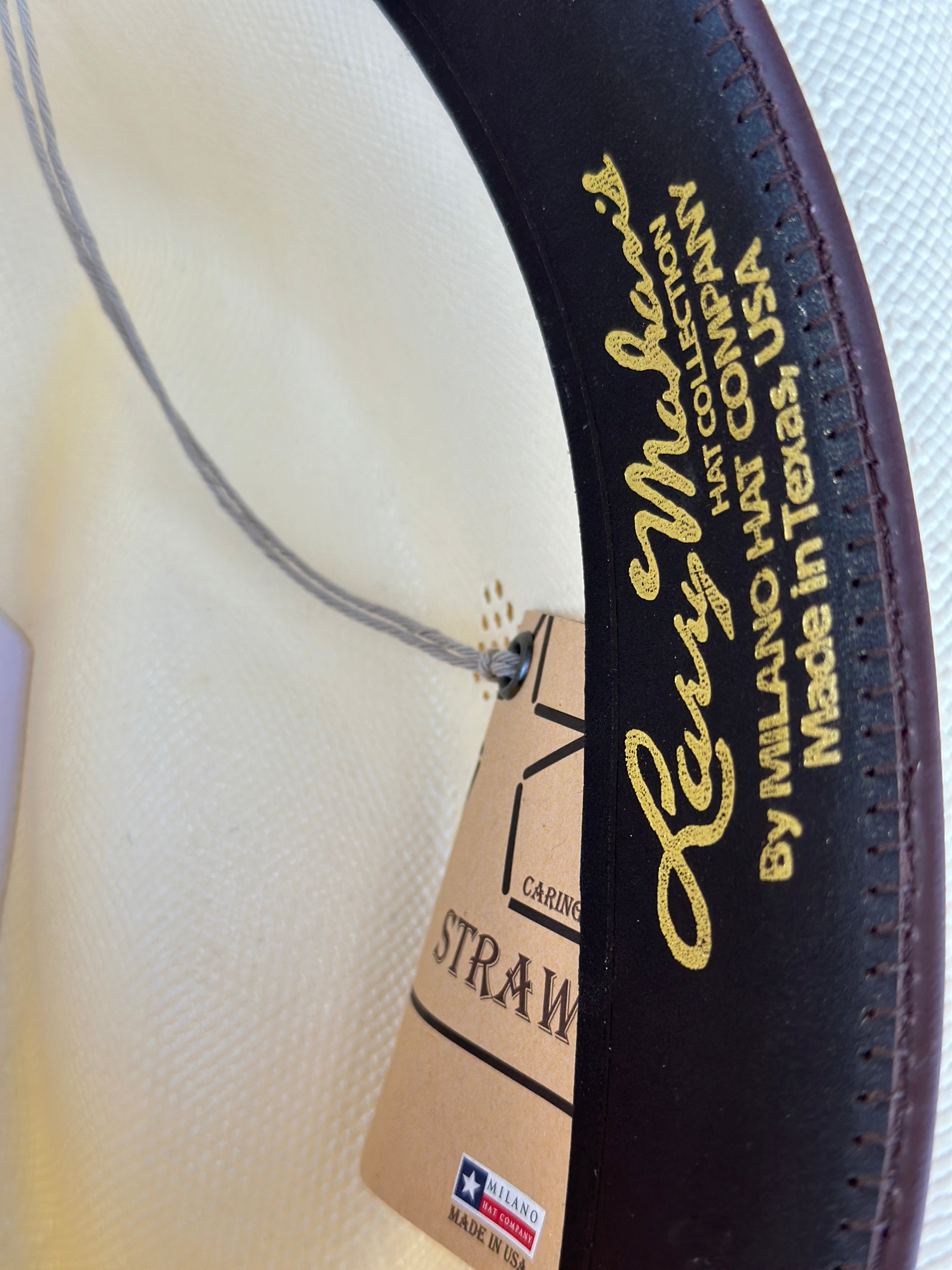 15X Larry Mahan El Primero Straw Hat 3 1/2" BRIM
