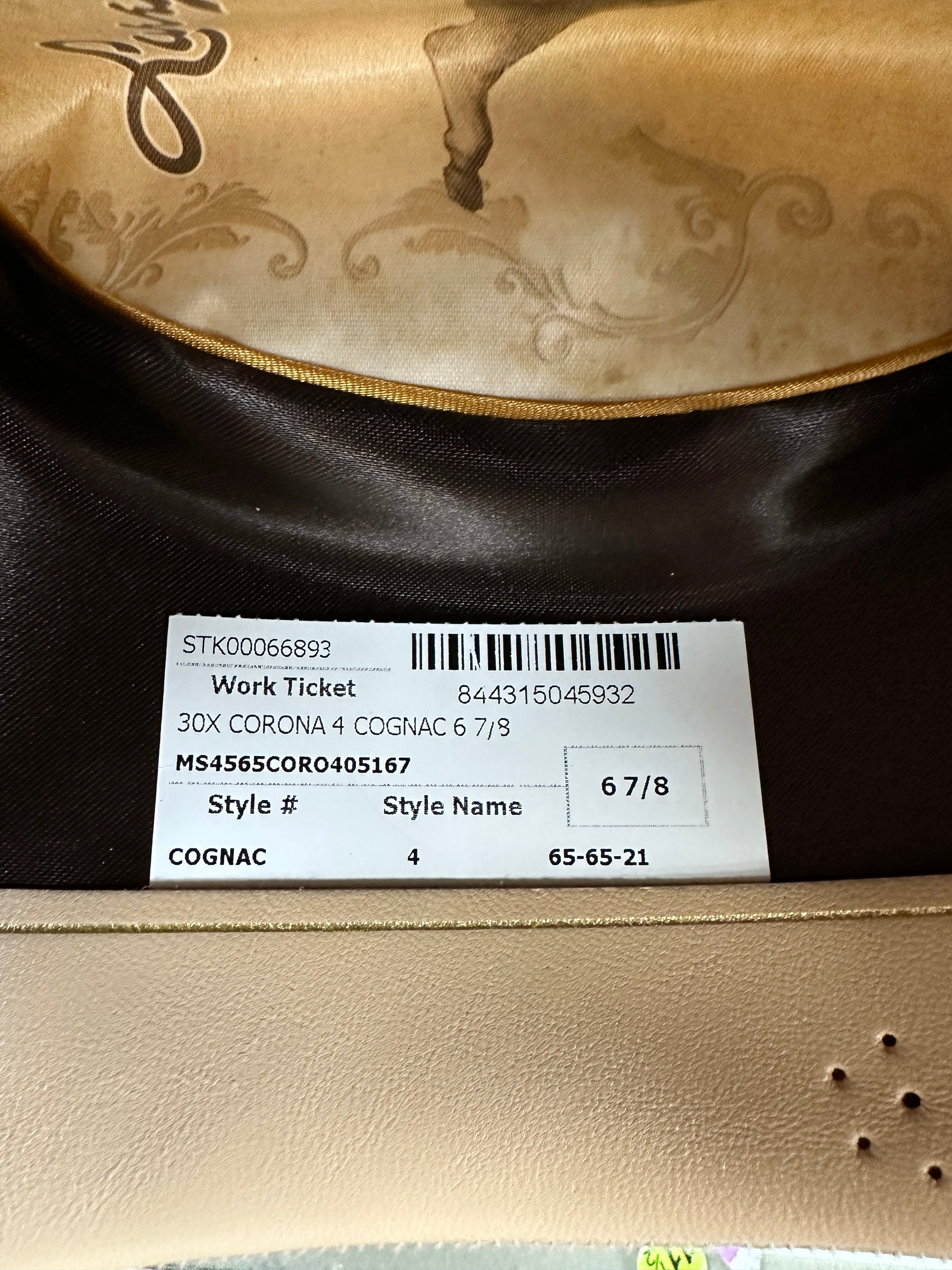 30X Larry Mahan Corona Straw Hat