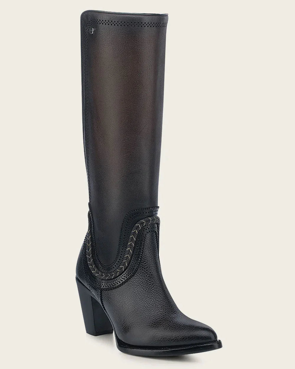Cuadra Tall Elegant Brown Bovine Boot CU885