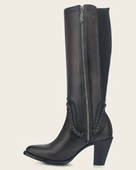 Cuadra Tall Elegant Brown Bovine Boot CU885