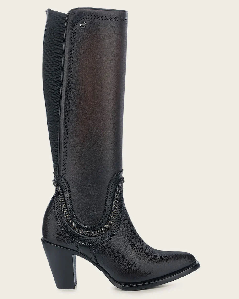 Cuadra Tall Elegant Brown Bovine Boot CU885