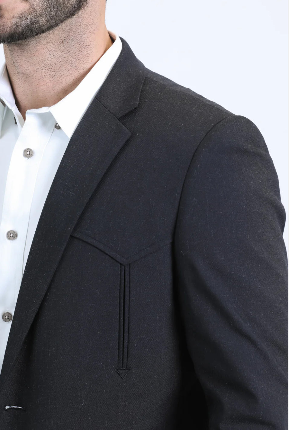 Men's Platini Black Western Blazer BLW10932