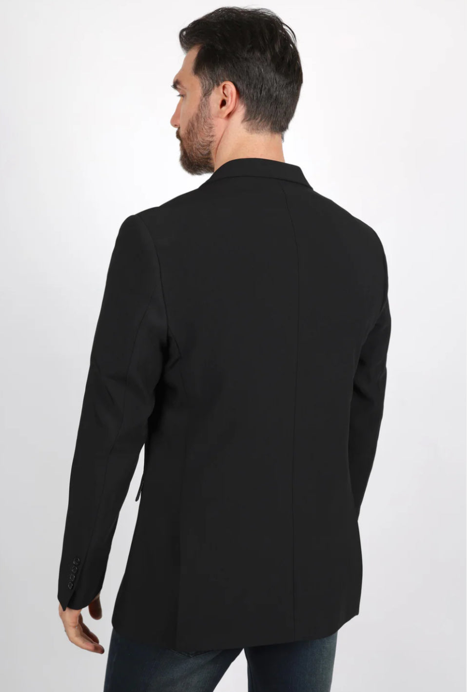 Men's Platini Black Modern Fit Blazer BLZ9926