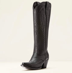 Women's Ariat Casanova Obsidian Black Snip Toe Boots
