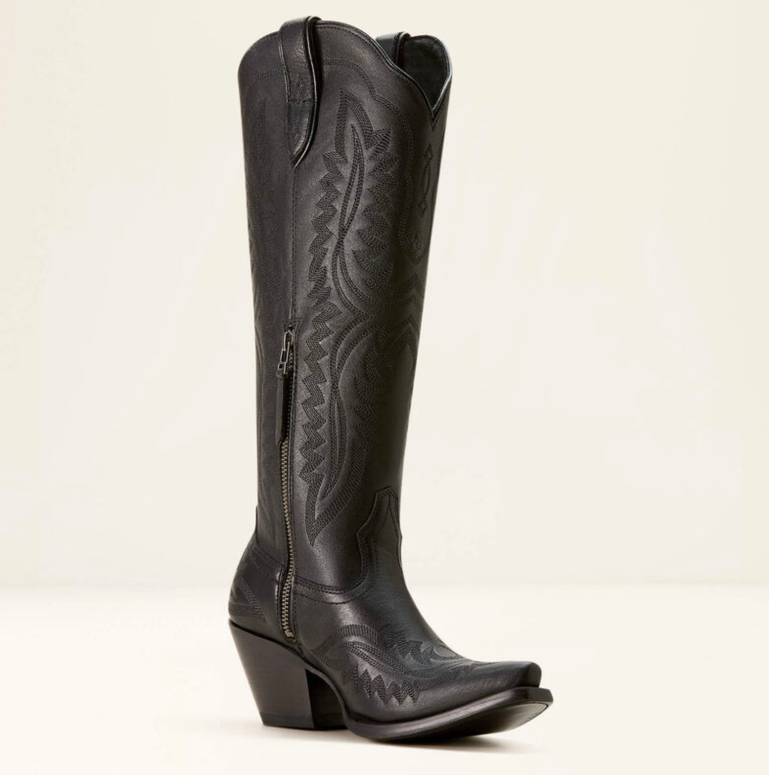 Women's Ariat Casanova Obsidian Black Snip Toe Boots
