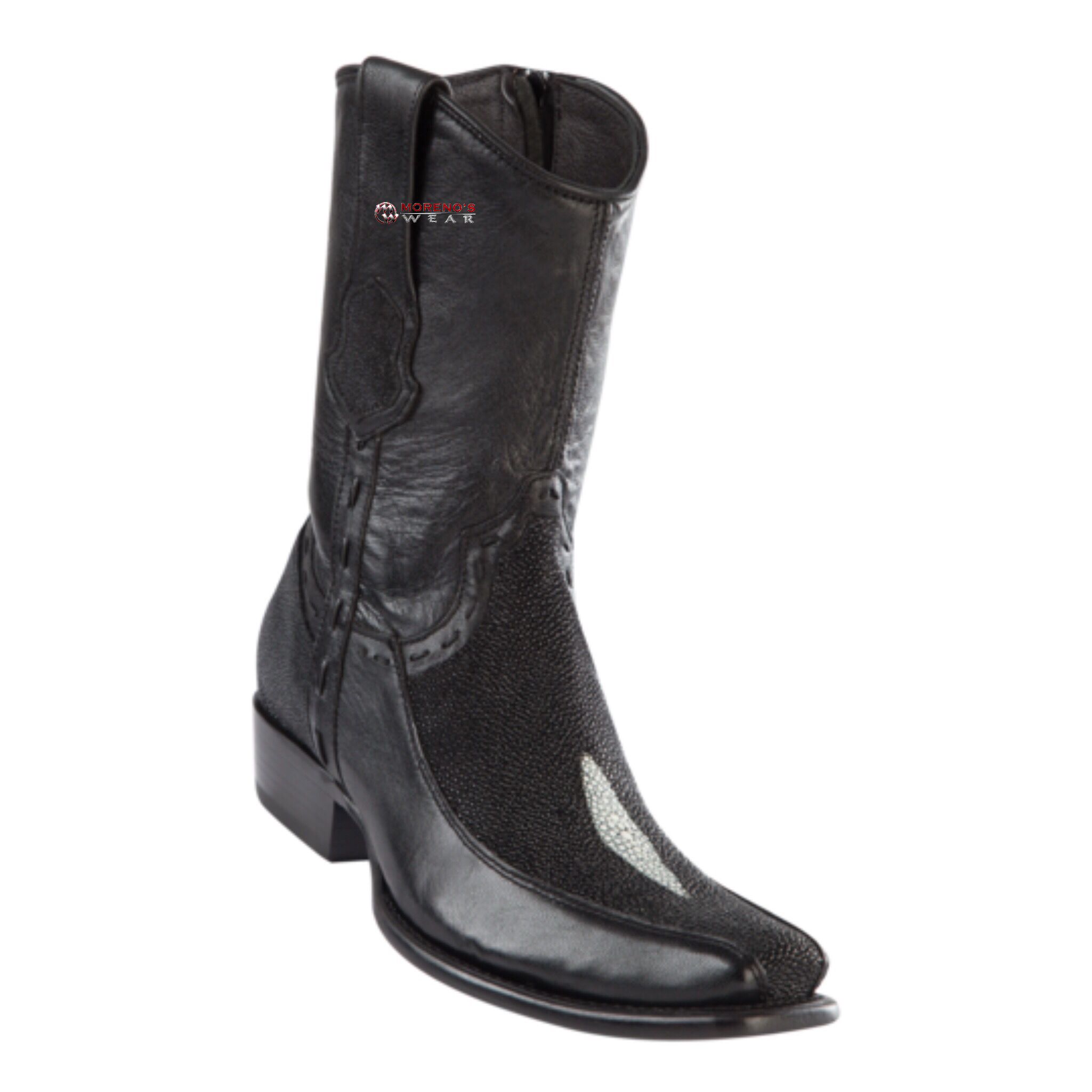 Men's Wild West Stingray Single Stone With Deer Ankle Boots Dubai Toe