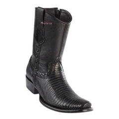 Men's Wild West Teju Lizard Ankle Boots Dubai Toe