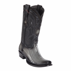 Men's Wild West Ostrich Leg Boots Dubai Toe