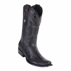 Men's Wild West Ostrich Leg Boots Dubai Toe
