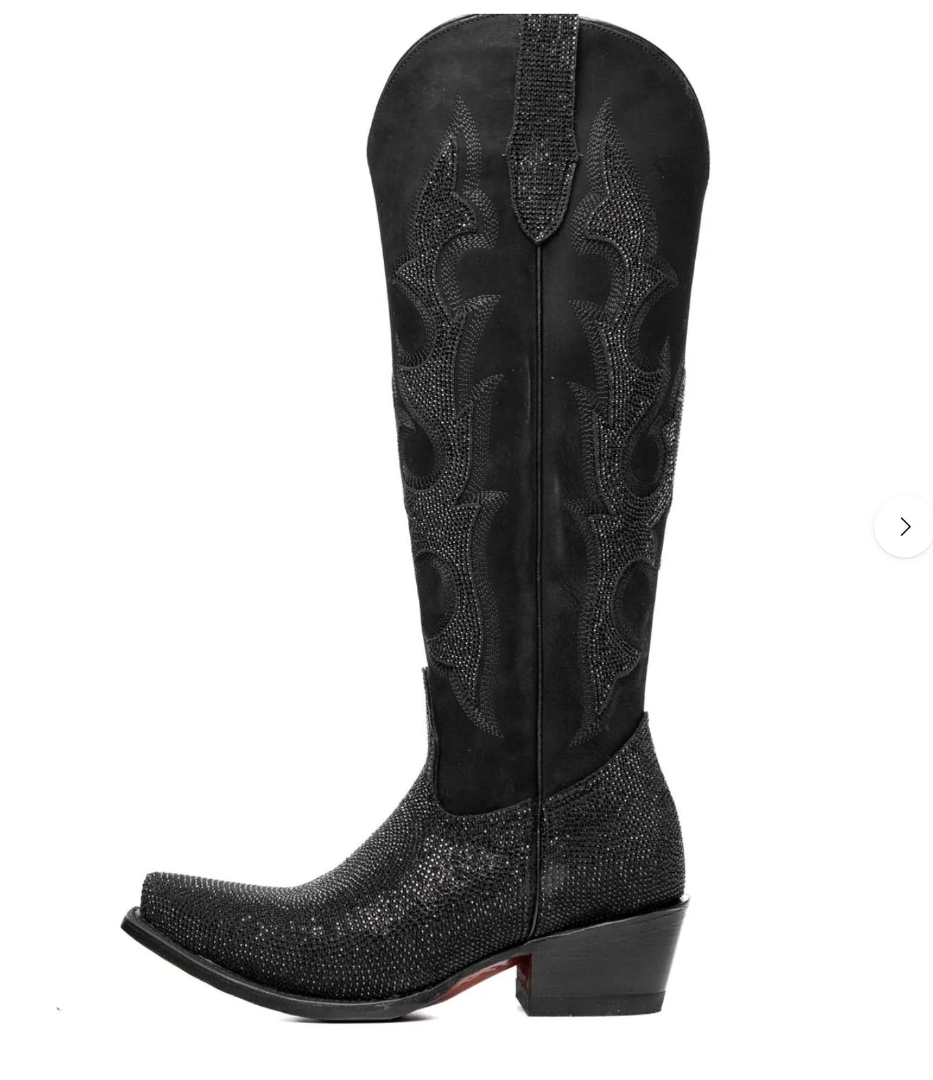 Rock'Em Carter Starlight Red Bottom Snip Toe Cowgirl Boot