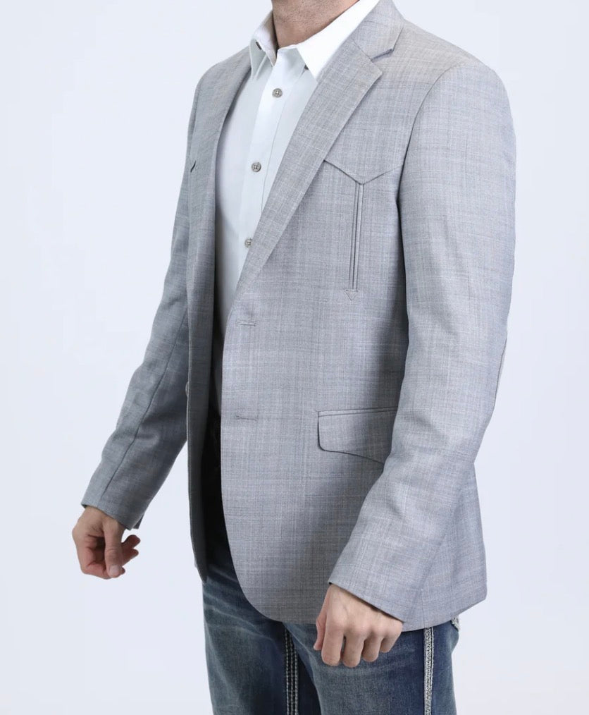 Men's Platini Werstern Silver Blazer