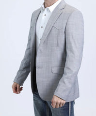Men's Platini Werstern Silver Blazer
