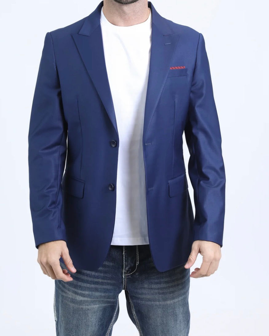Men's Platini Modern Fit Navy Blazer