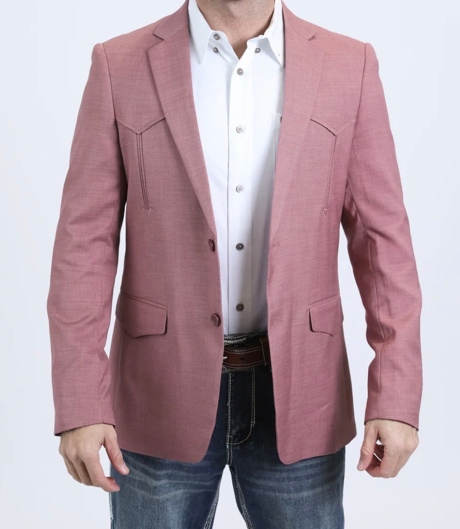 Men's Platini Western Blazer Red