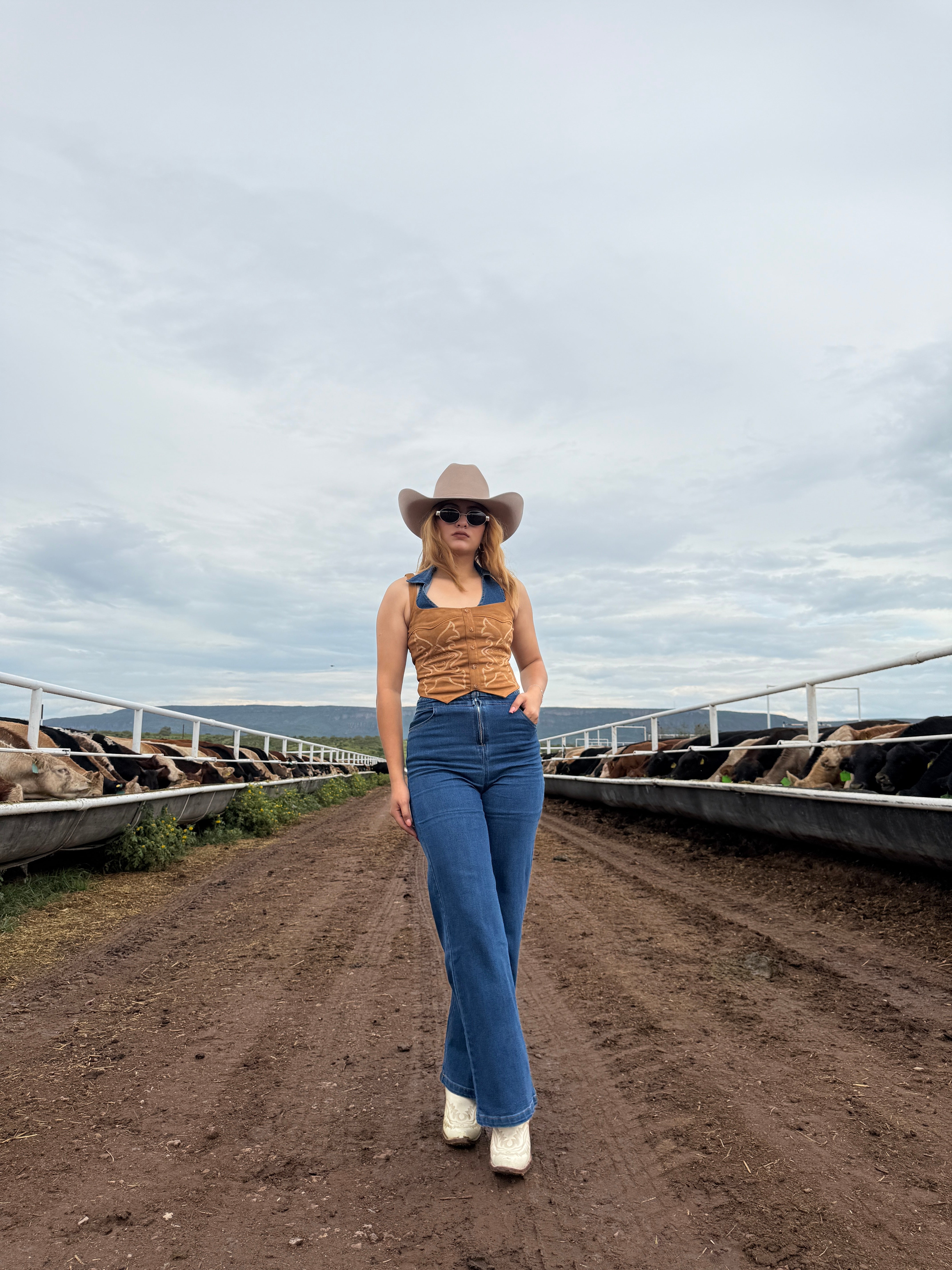 Ash denim jumpsuit