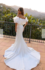 NOX Anabel Ruffle Wedding Dress JW984