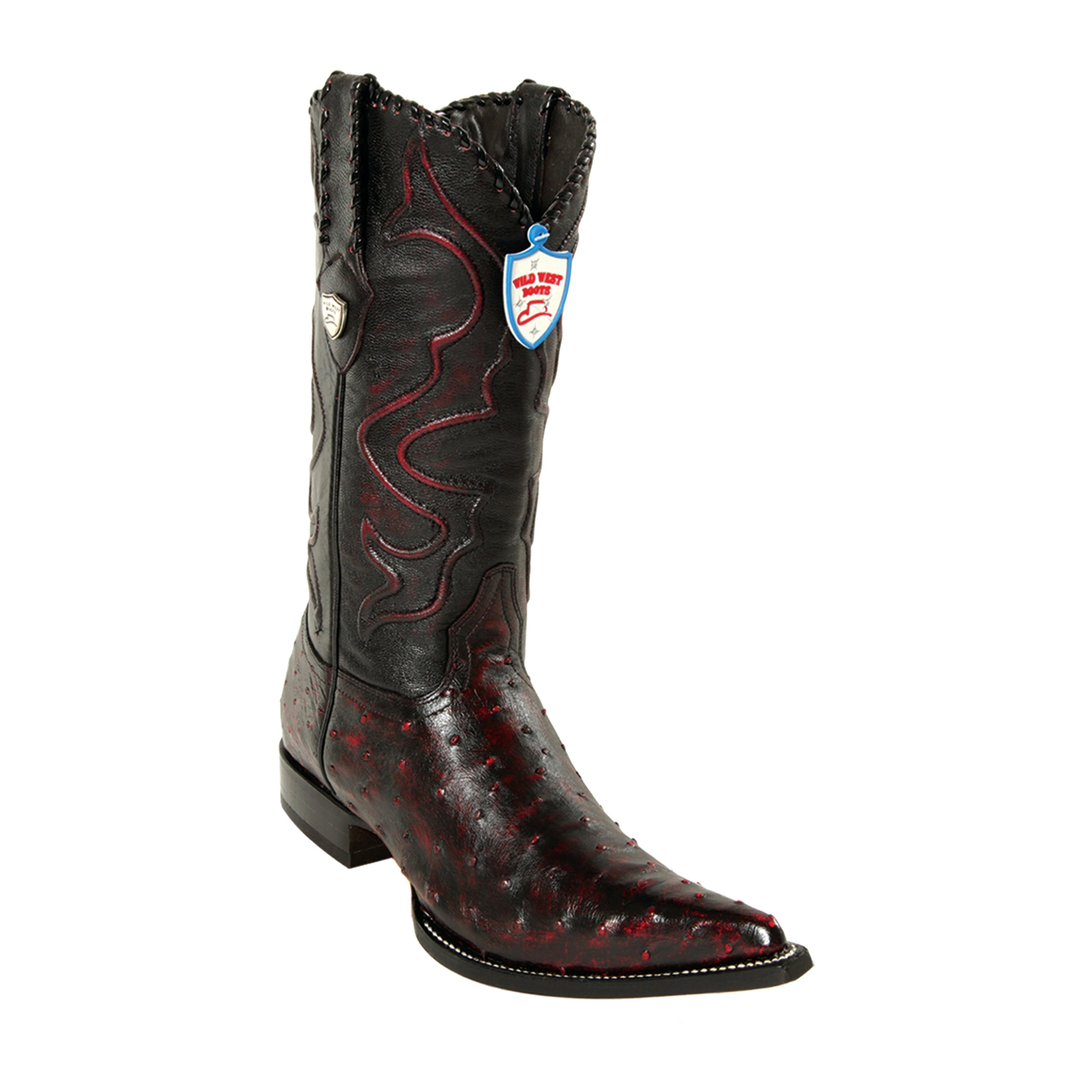Men's Wild West Ostrich Boots 3x Toe