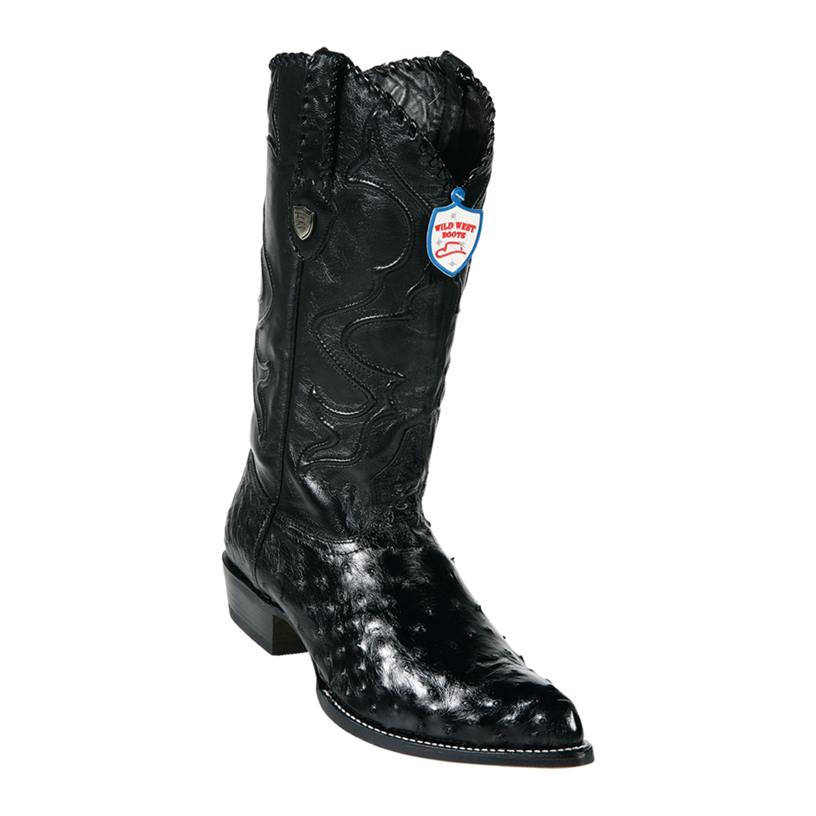 Men's Wild West Ostrich Boots J Toe