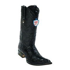 Men's Wild West Ostrich Boots 3x Toe