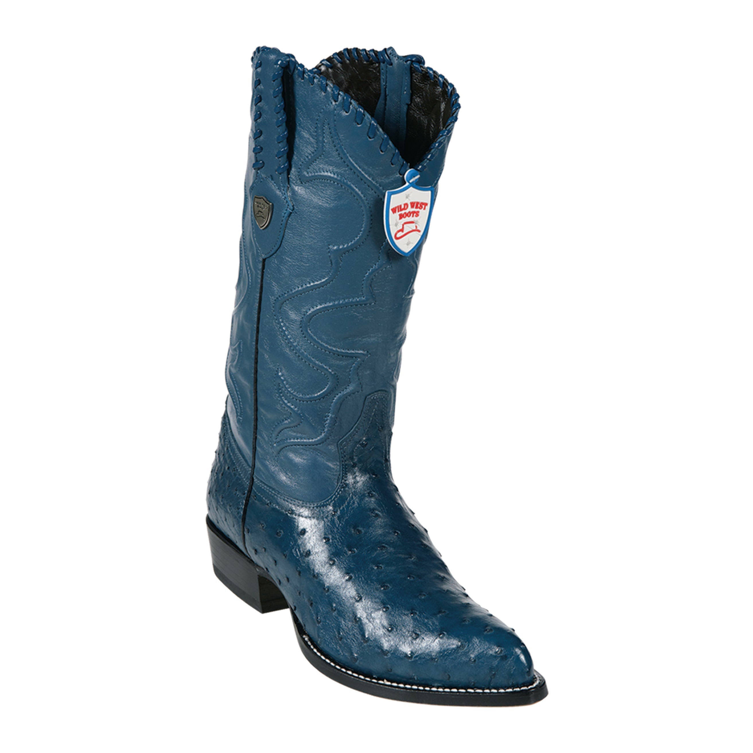 Men's Wild West Ostrich Boots J Toe