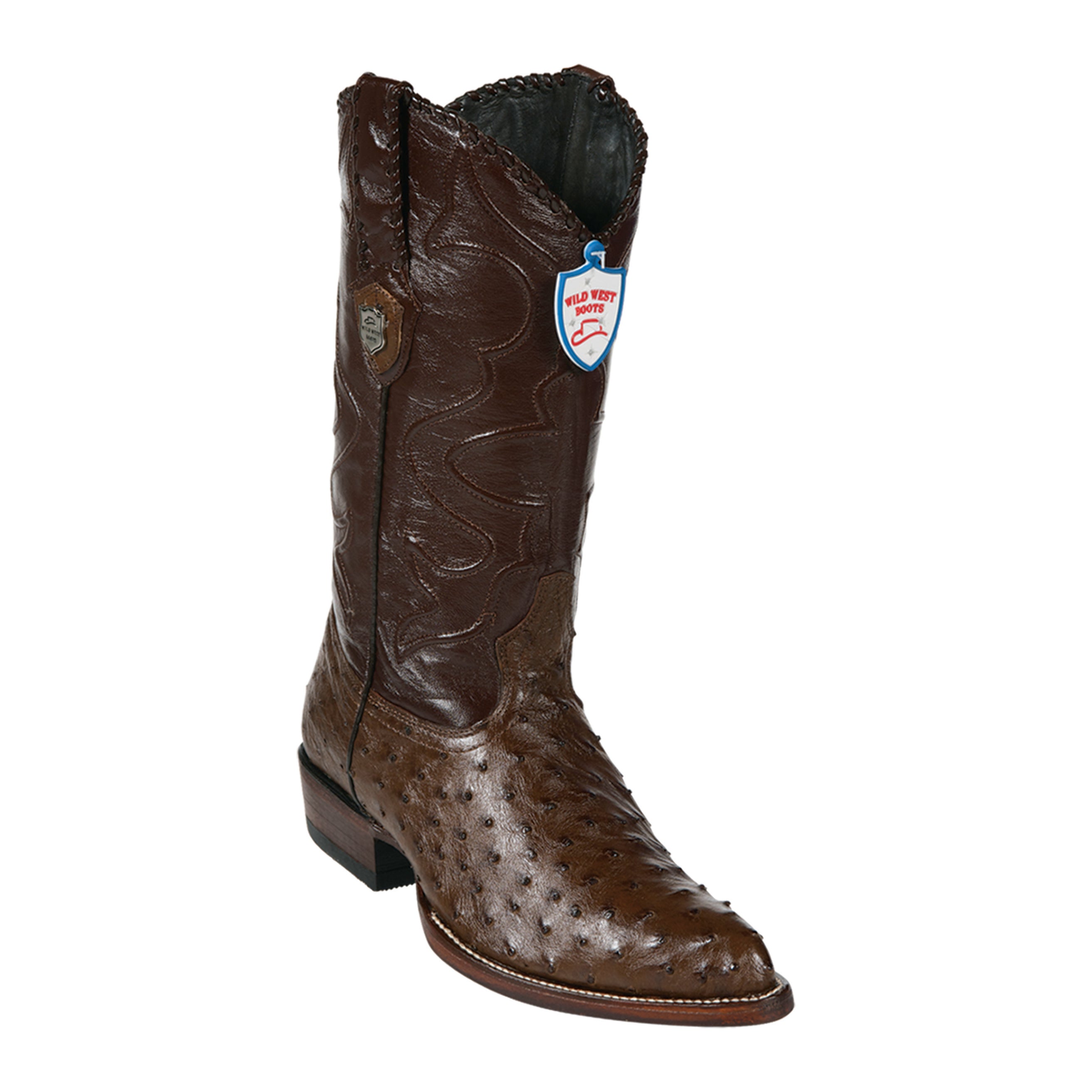Men's Wild West Ostrich Boots J Toe