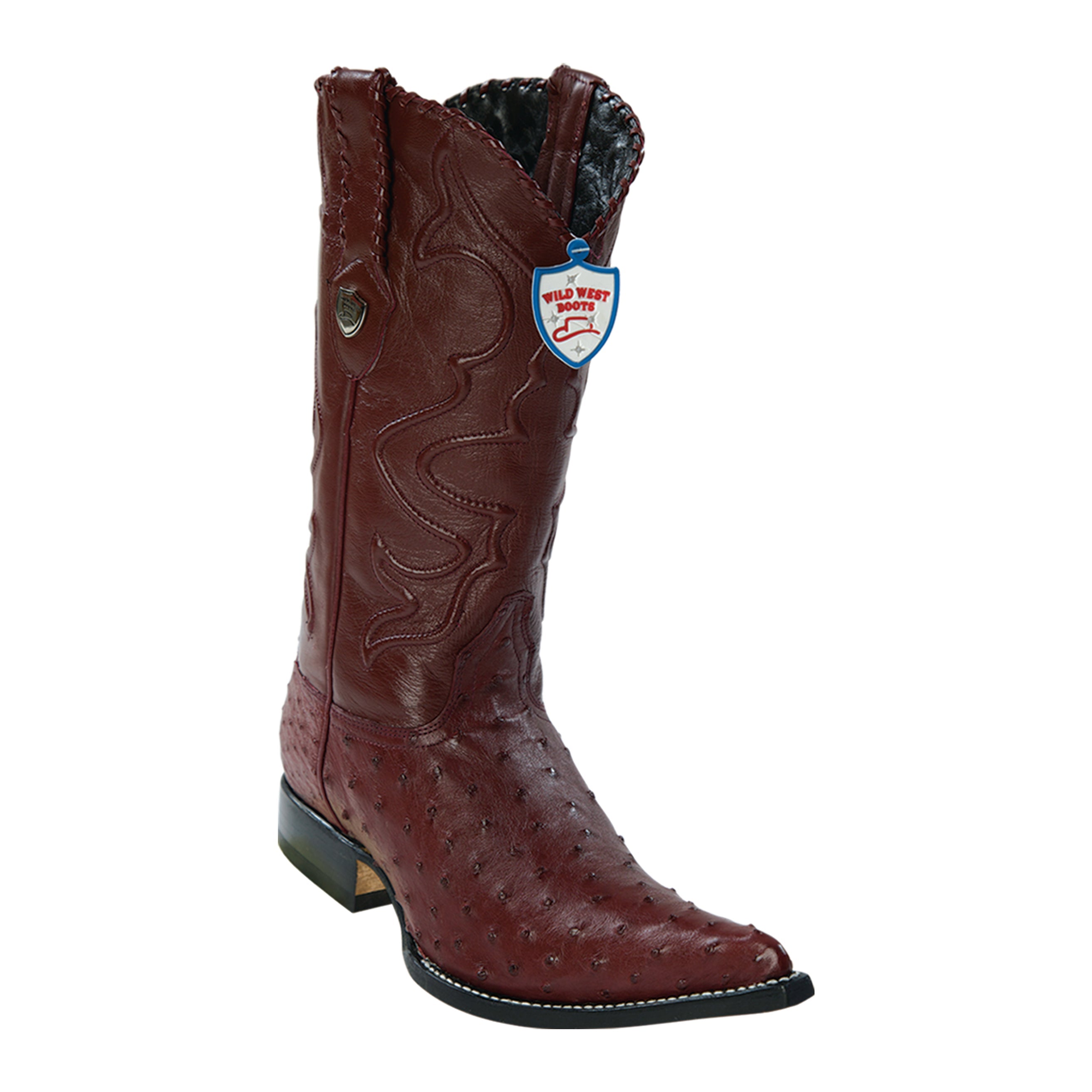 Men's Wild West Ostrich Boots 3x Toe