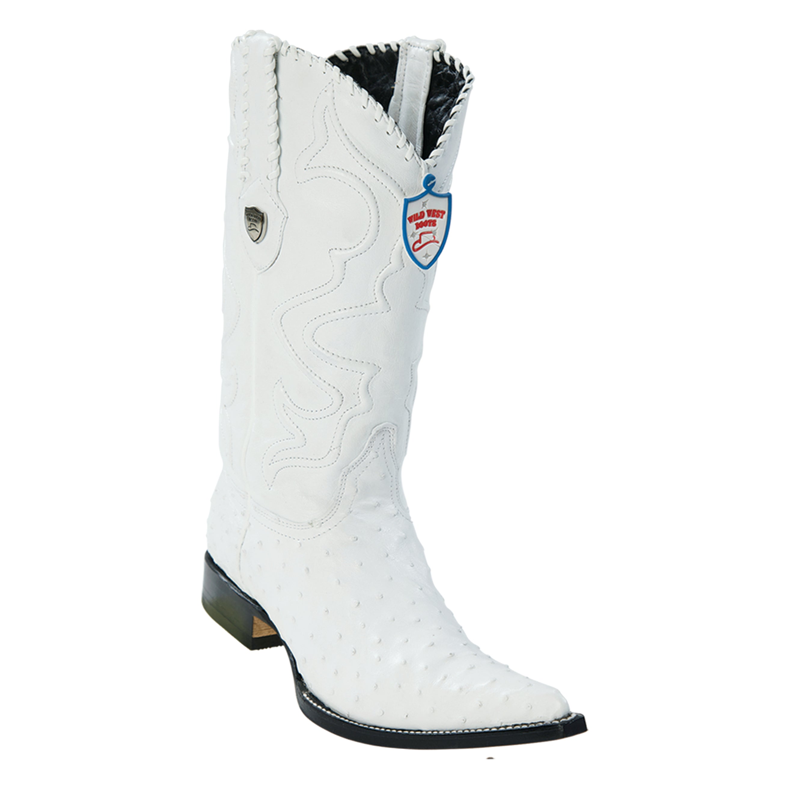 Men's Wild West Ostrich Boots 3x Toe