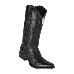 Men's Wild West Ostrich Boots Snip Toe