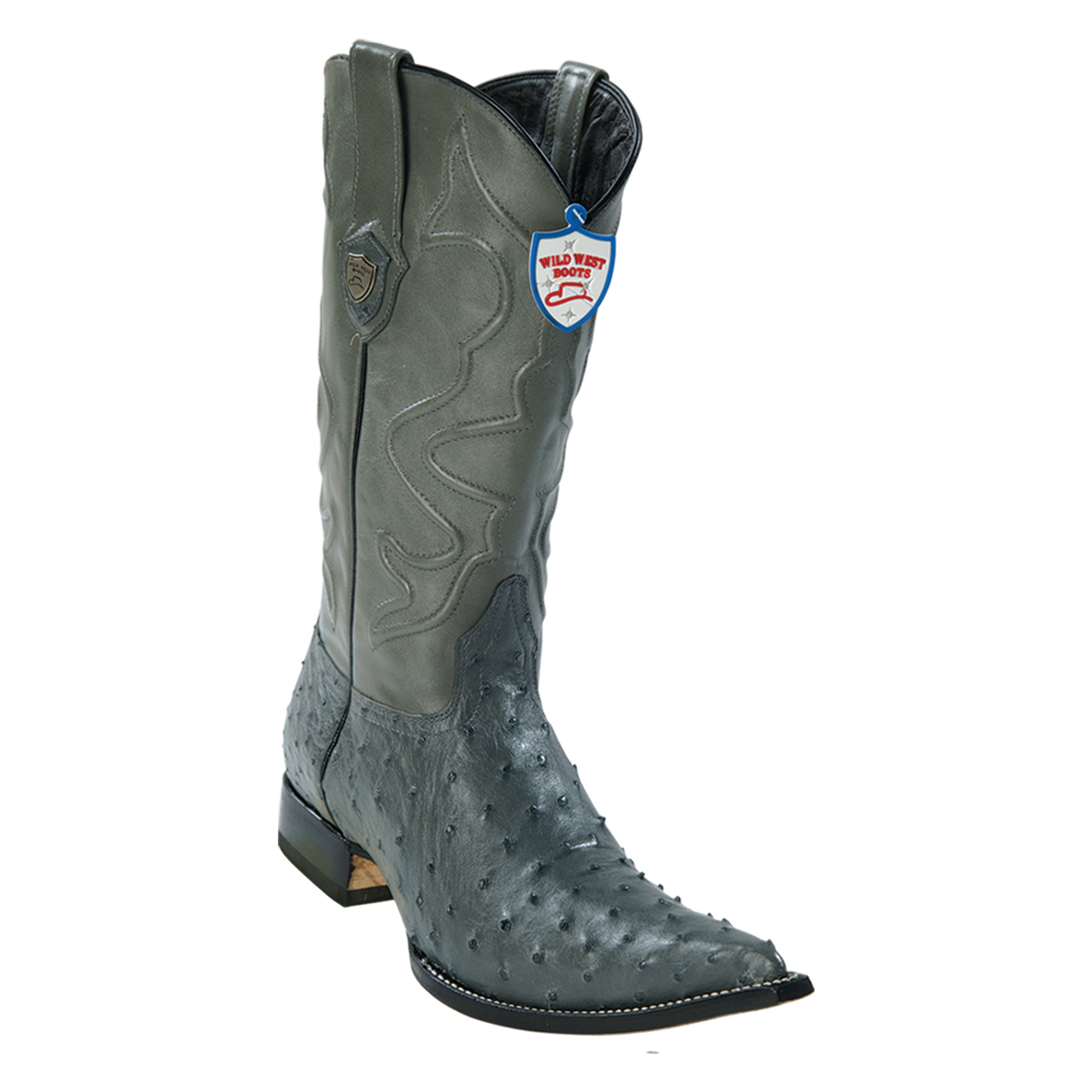 Men's Wild West Ostrich Boots 3x Toe