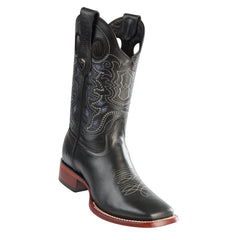 Men's Wild West PullUp Boots Wide Square Toe