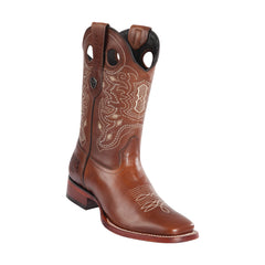 Men's Wild West PullUp Boots Wide Square Toe