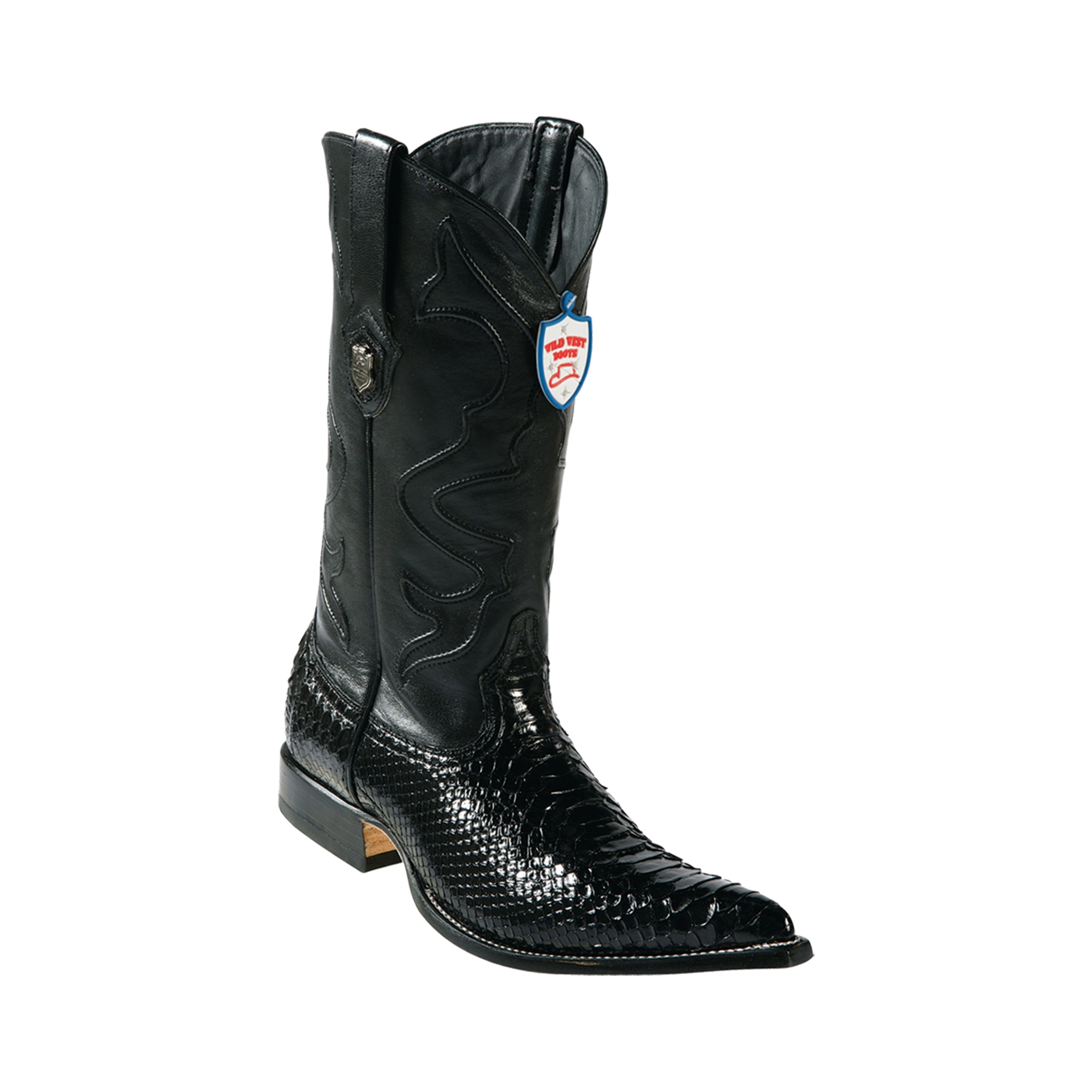 Men's Wild West Python Boots 3x Toe