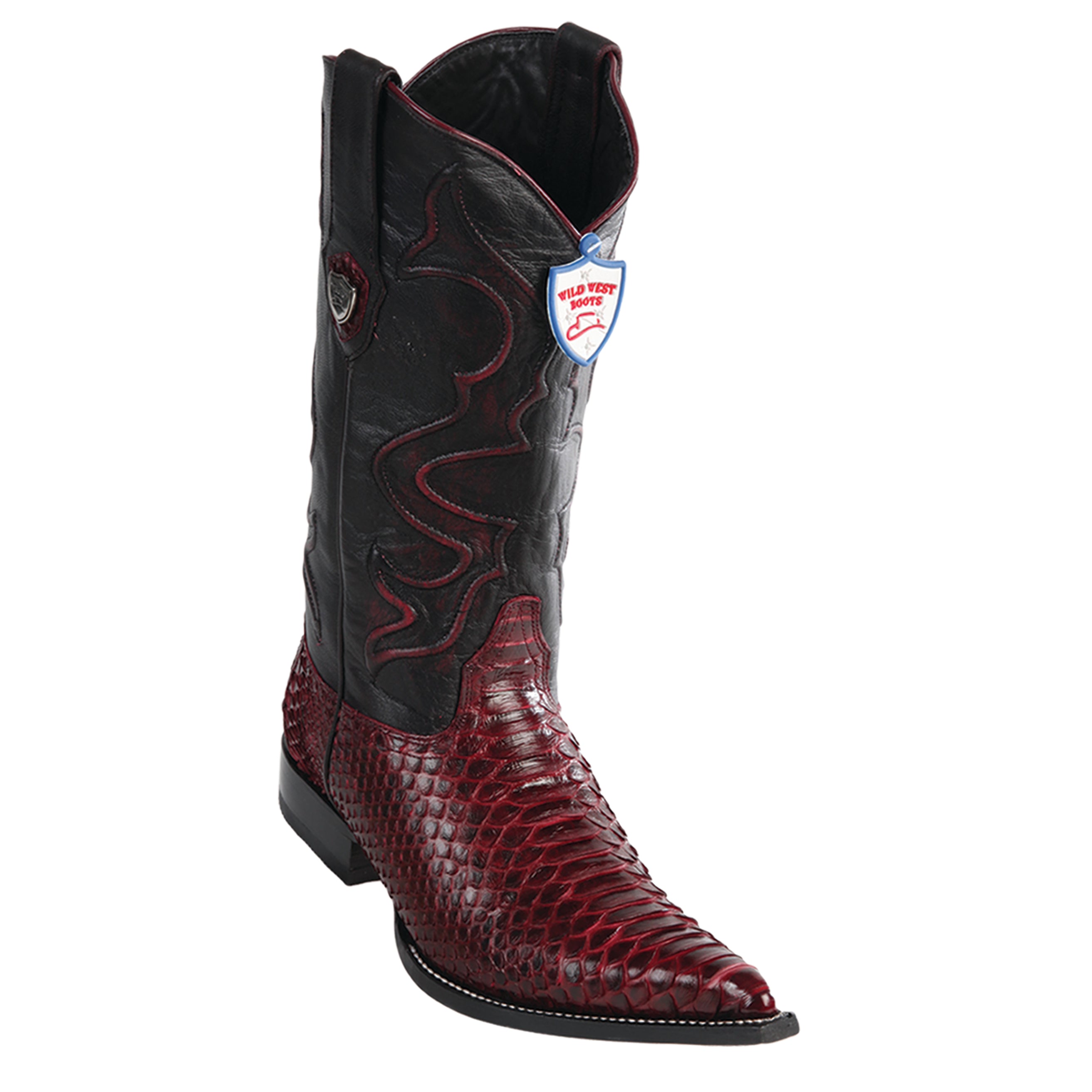 Men's Wild West Python Boots 3x Toe
