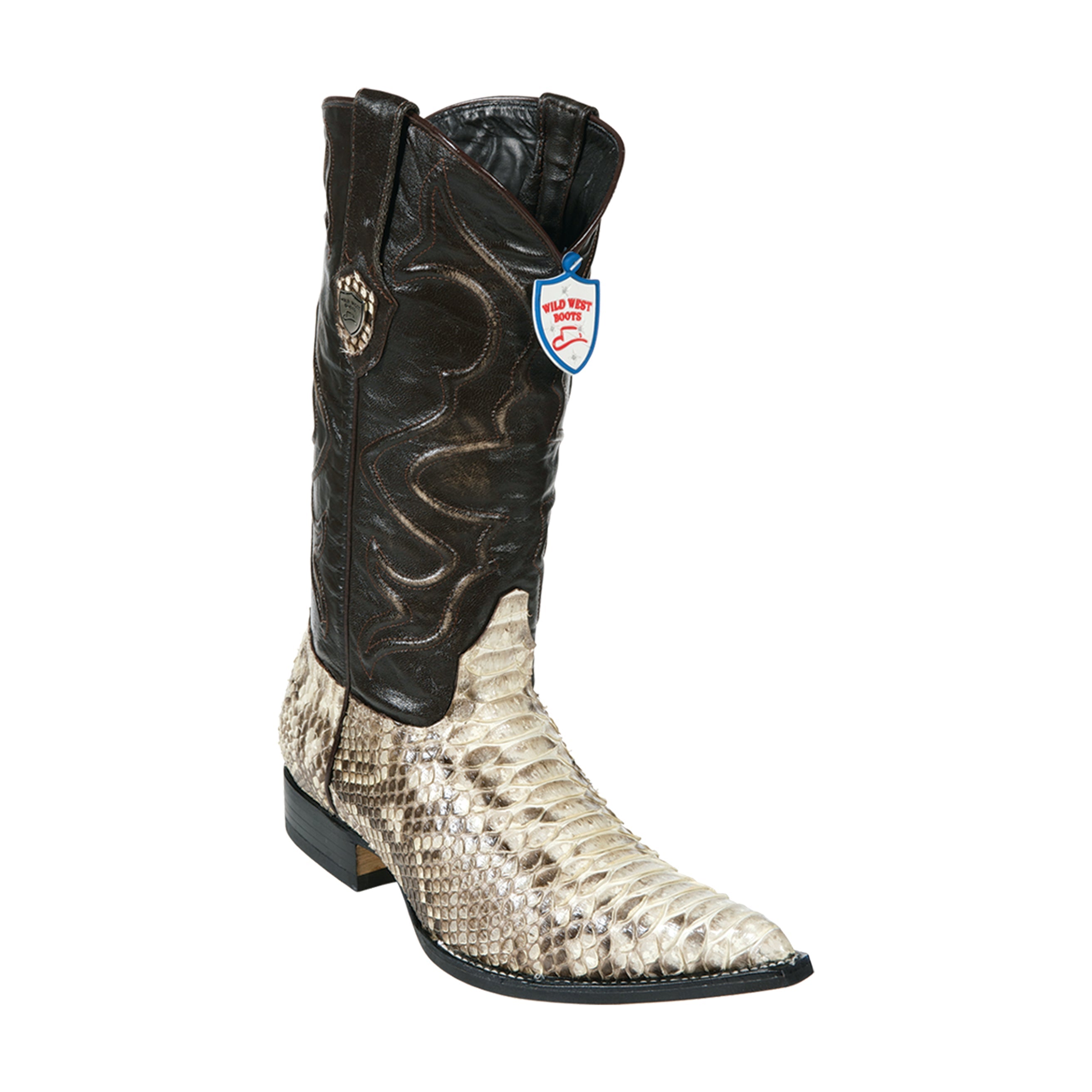 Men's Wild West Python Boots 3x Toe