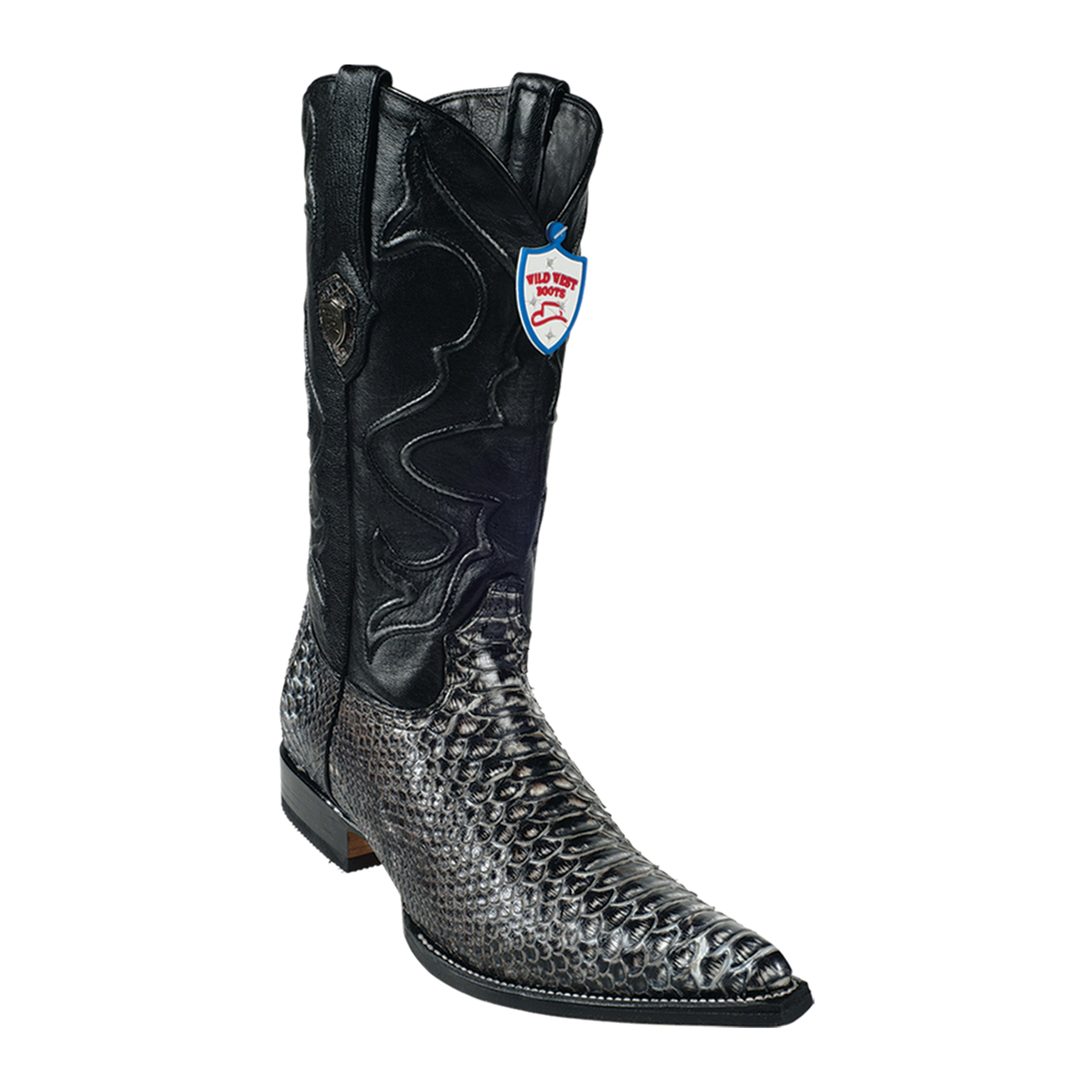 Men's Wild West Python Boots 3x Toe