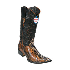 Men's Wild West Python Boots 3x Toe